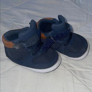 The Children's Place Blue and Brown Baby Walker Sneakers